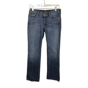 7 For All Mankind Jeans Women's 28 Boy Cut Medium Wash